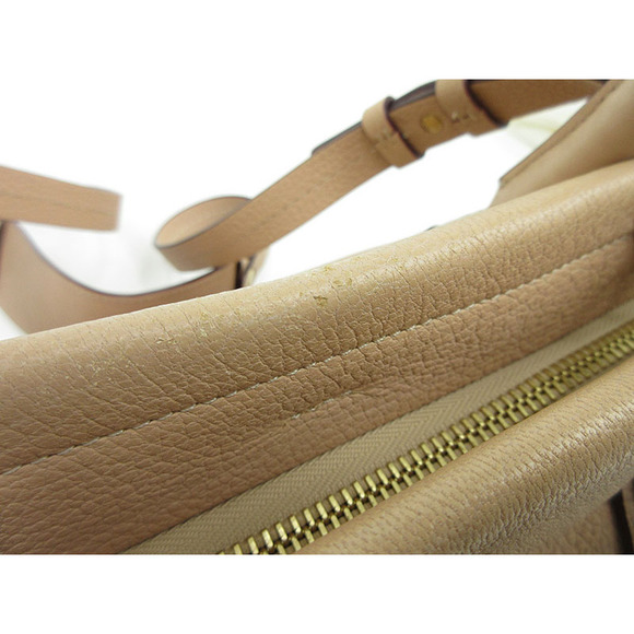 Chloe bag Crossbody beige leather - Picture 7 of 11